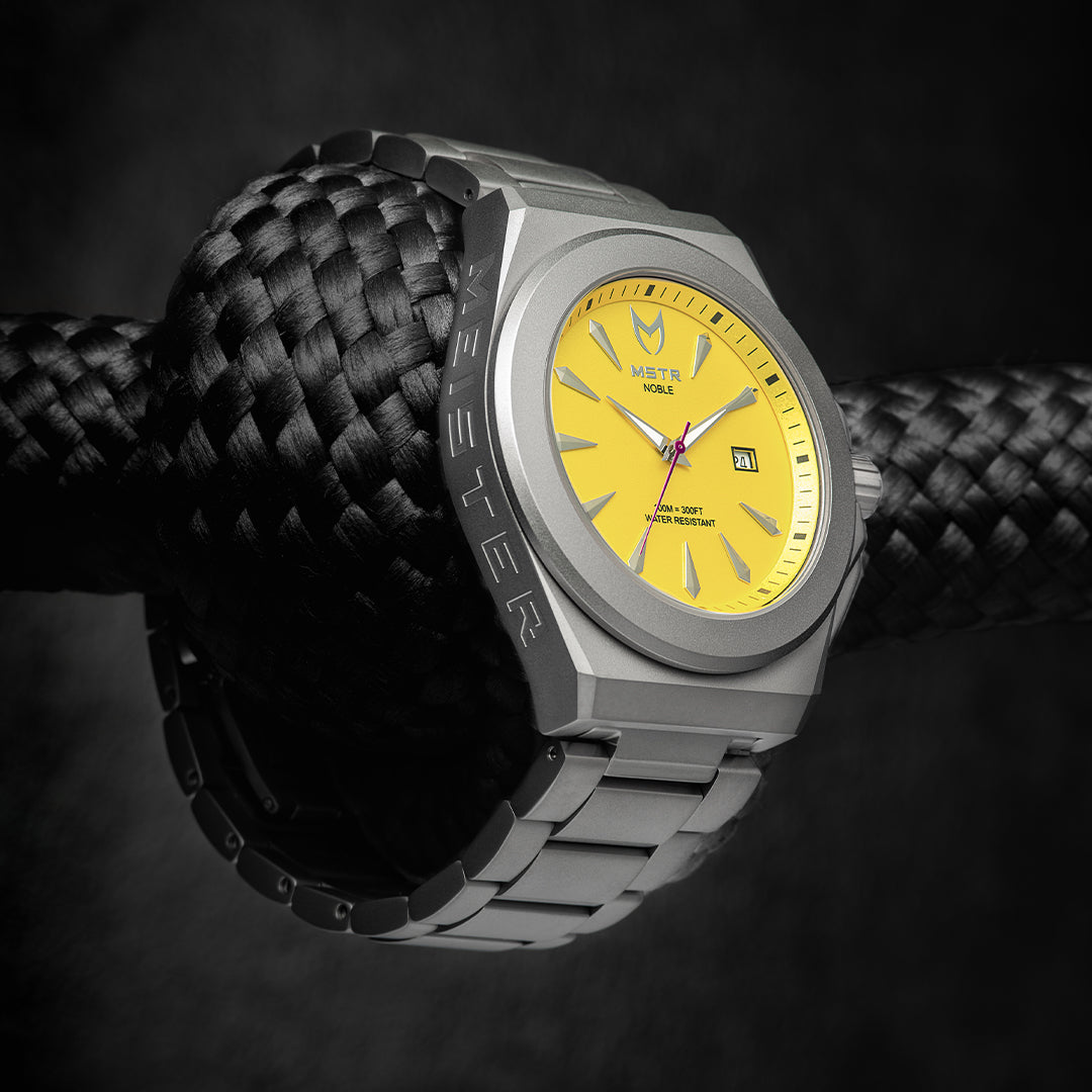 NO115SS - NOBLE SILVER / YELLOW WATCH