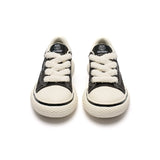 Canvas Low Black Shoes