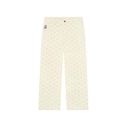 Dancing Ladies Print Pants [Khaki]