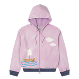 Ship Heavyweight Zip Up Hoodie [Lilac]