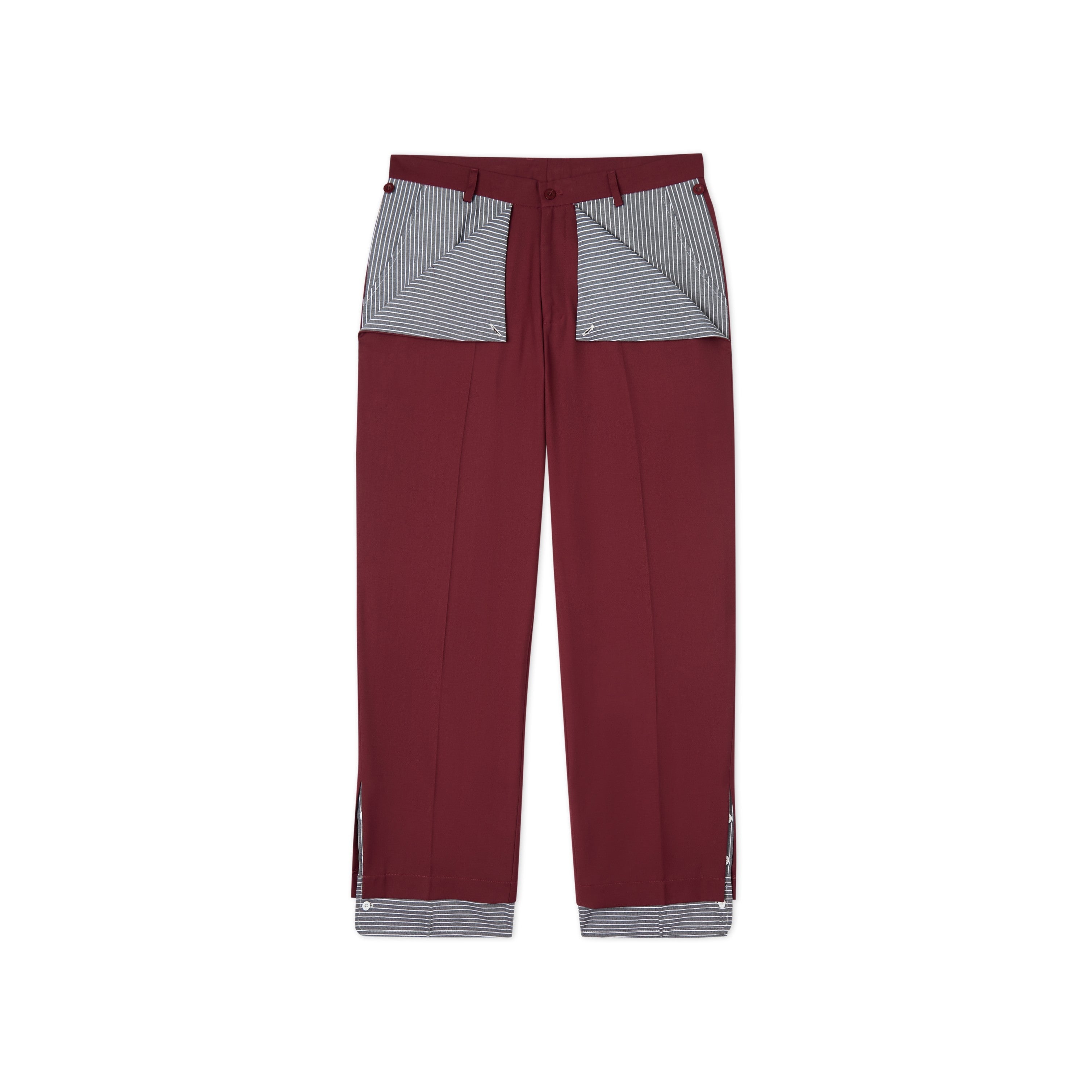 Cuff Pants [Burgundy]