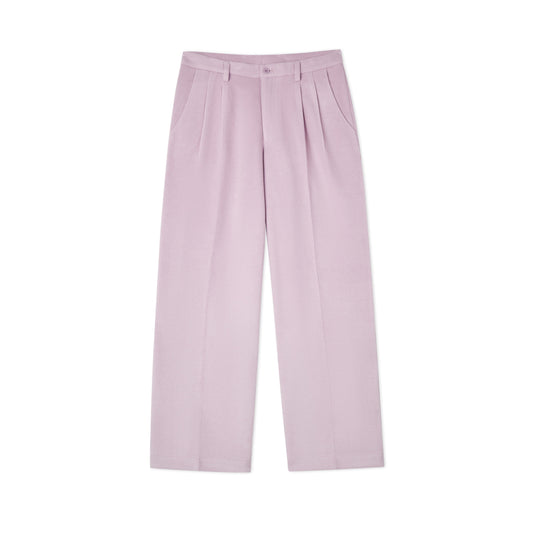 Wool Wide Leg Trouser [Lavender]