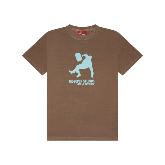 Get Up' & Get Goin' Tee [Brown]