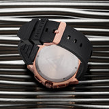 AM1047RB - AMBASSADOR ROSE GOLD WATCH WITH RUBBER STRAP