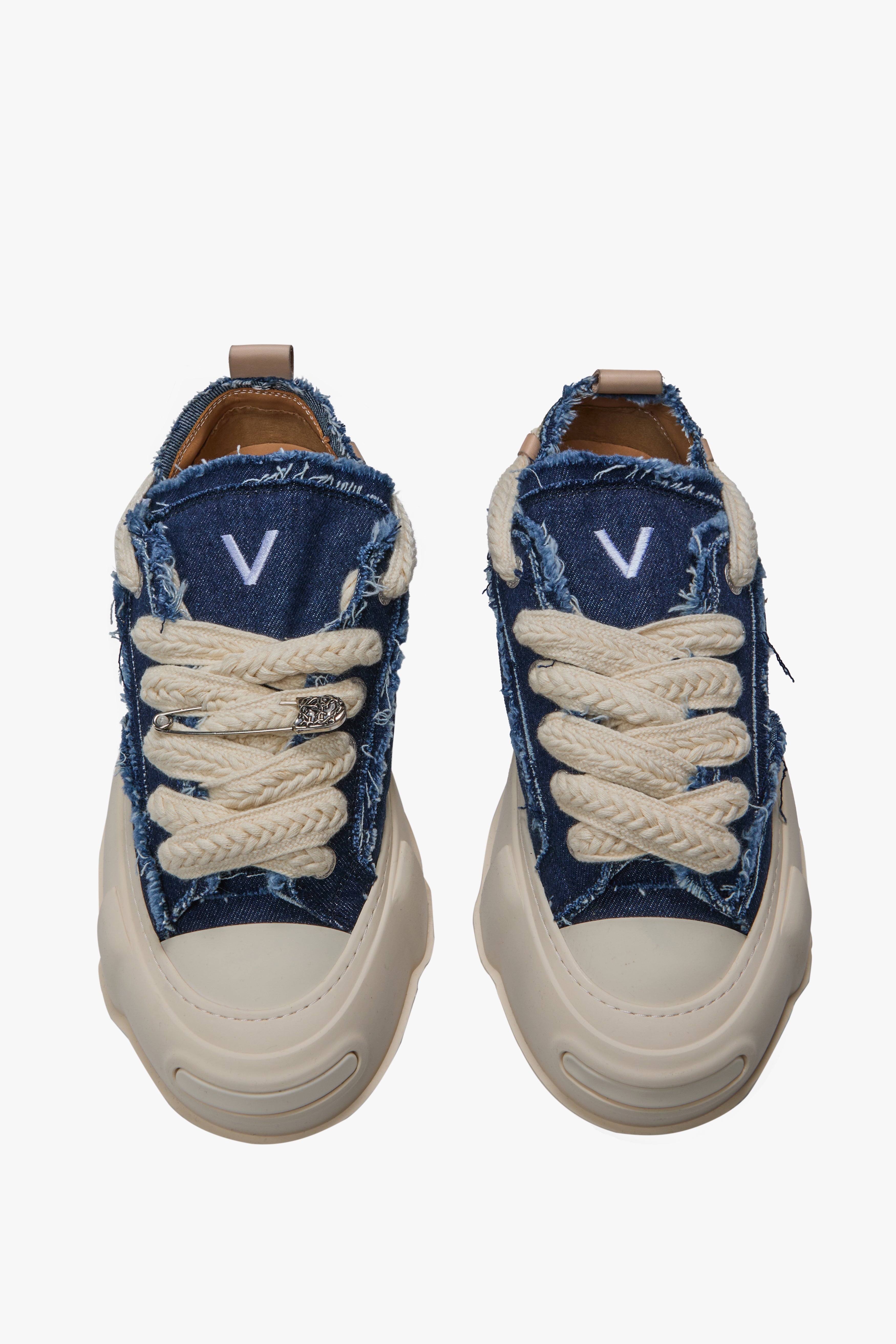 "VISION" DENIM BLUE SHOES