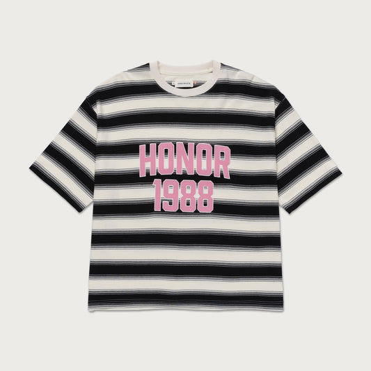 1988 Box Stripe Tee - Black