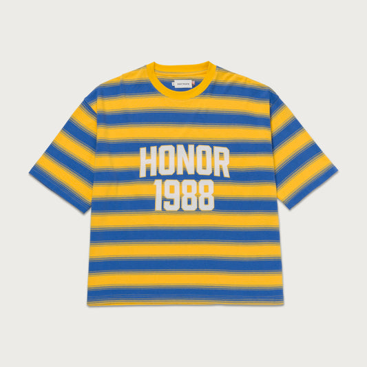 1988 Box Stripe Tee - Yellow