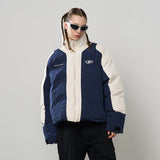 Contrast Color Padded Down Jacket