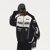 Retro Motorcycle Racing Logo Jacket