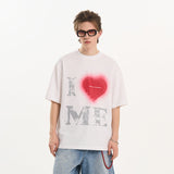 Heart Print Heavyweight Tee