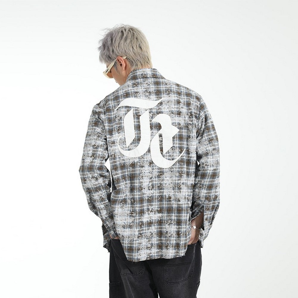 Gothic Logo Plaid L/S Shirt