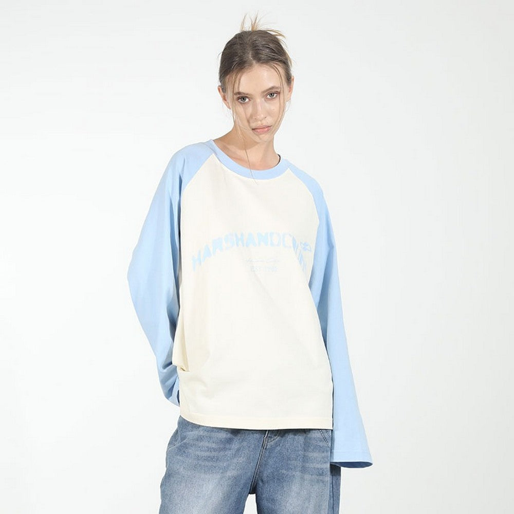 Faded Logo Raglan L/S Tee