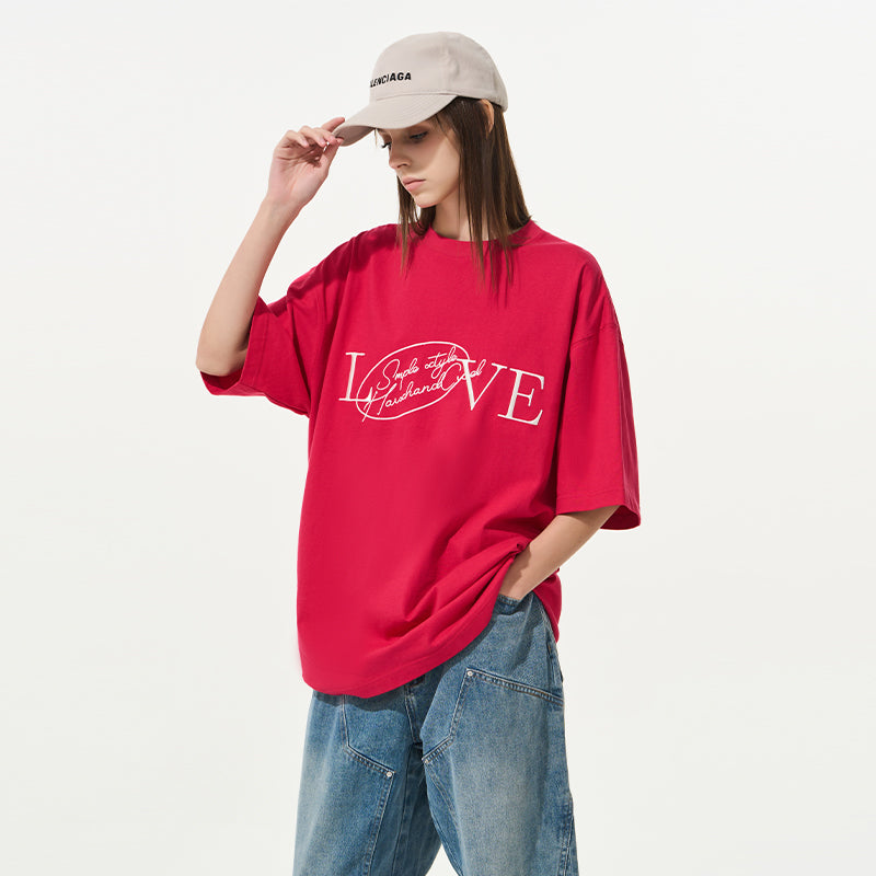 Love Embroidered Tee