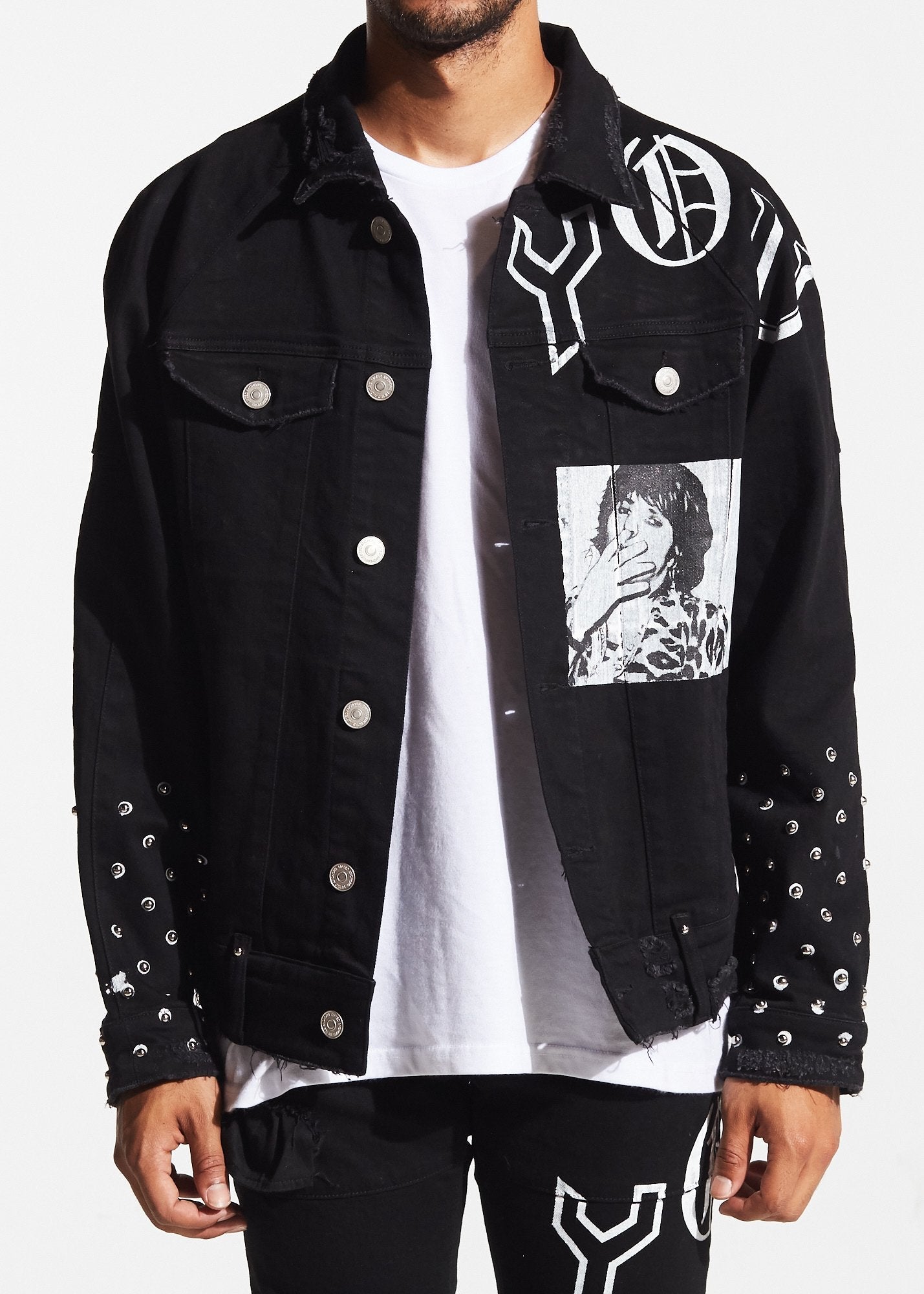 Spungen Denim Jacket (Black)