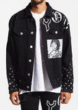 Spungen Denim Jacket (Black)