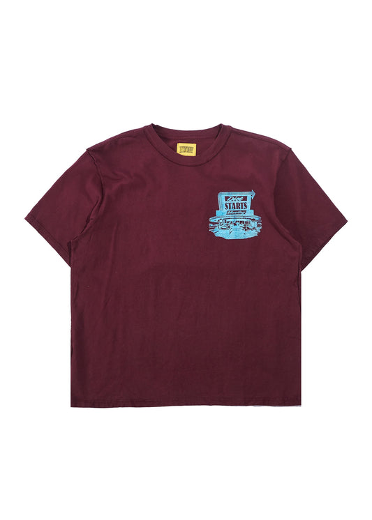 Diner Tee - Maroon