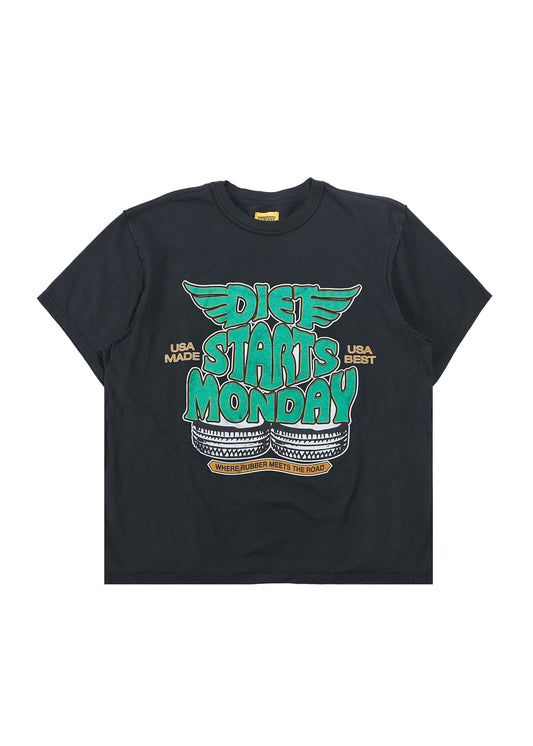 Tire Tee - Vintage Black