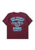 Diner Tee - Maroon