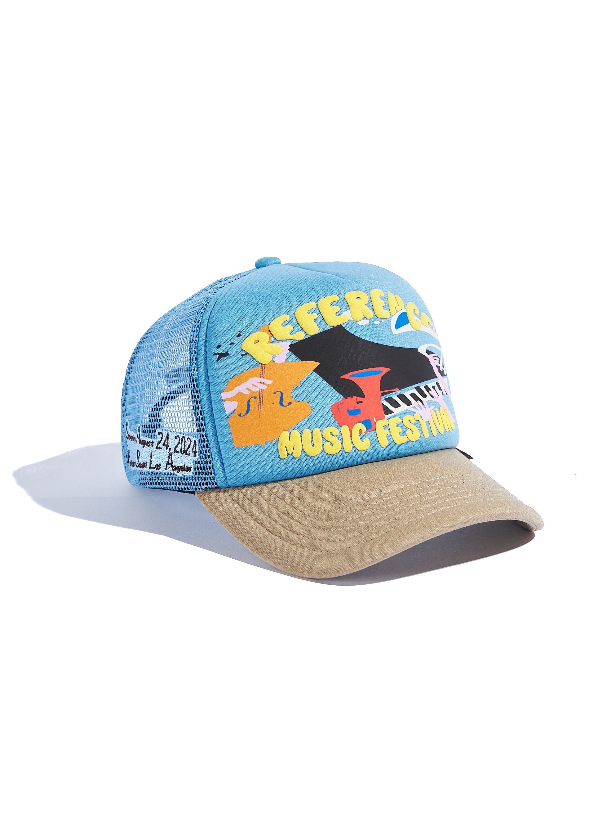 Festival Trucker (Sky Blue/Tan)