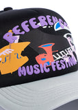 Festival Trucker (Black/Silver)