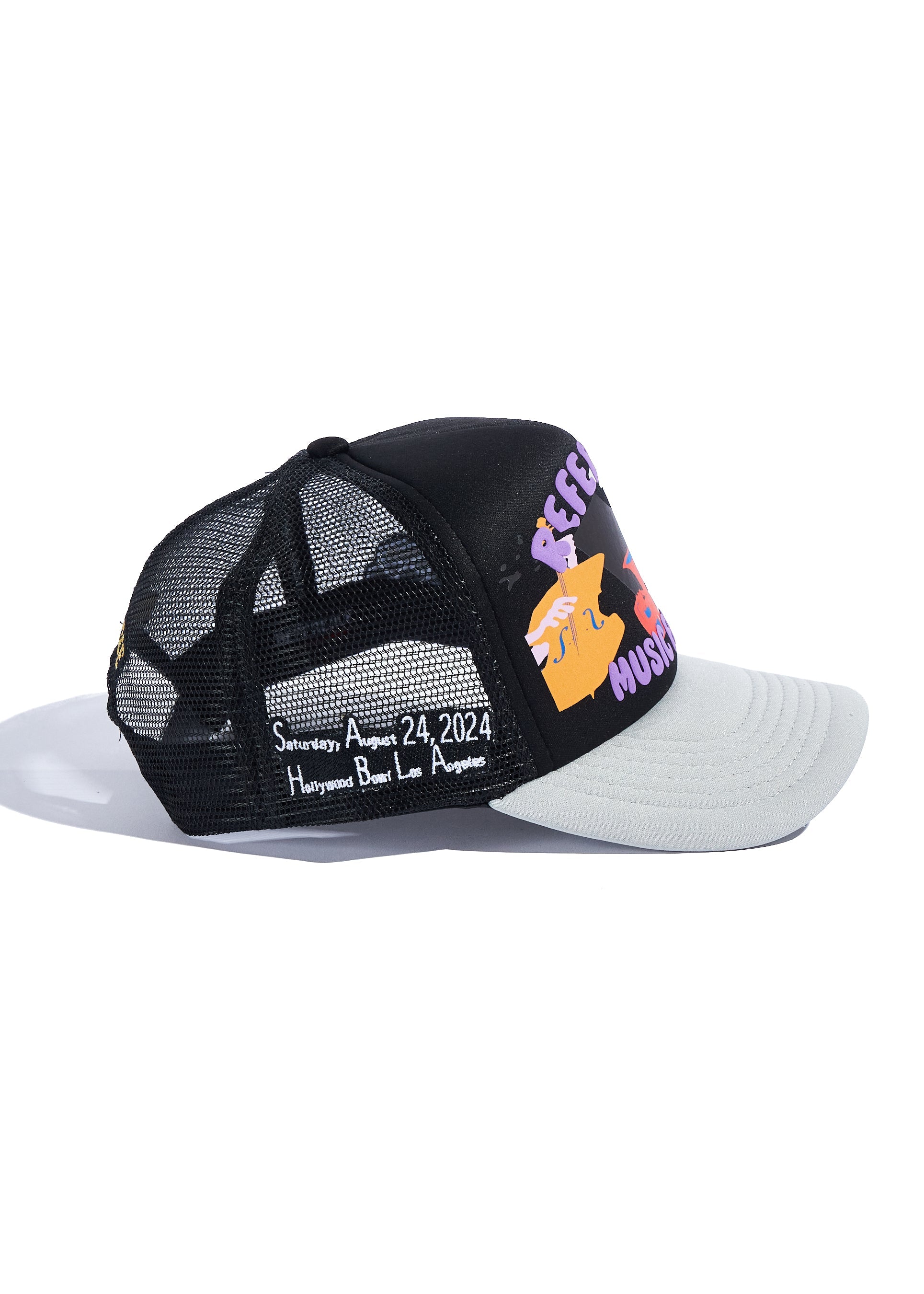 Festival Trucker (Black/Silver)