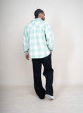 EPTM TWEED FLANNEL SHIRT - EMERALD