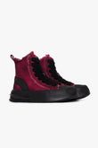 "PURPOSE" BURGUNDY HIGH TOPS