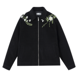 Floral Embroidered Wool Jacket