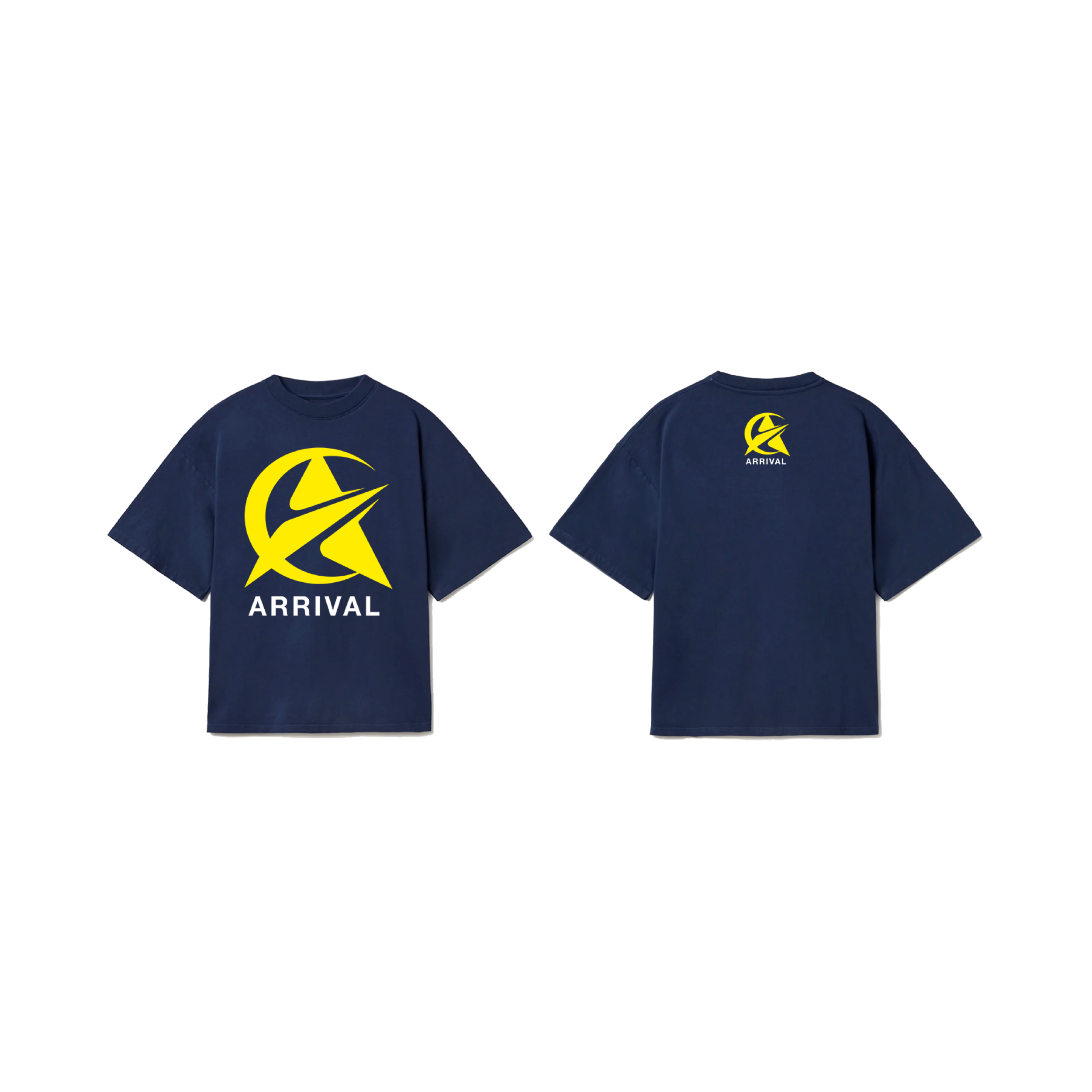 24' LOGO TEE (NAVY/YELLOW)