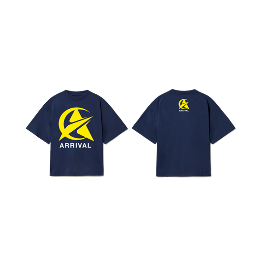 24' LOGO TEE (NAVY/YELLOW)