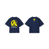 24' LOGO TEE (NAVY/YELLOW)