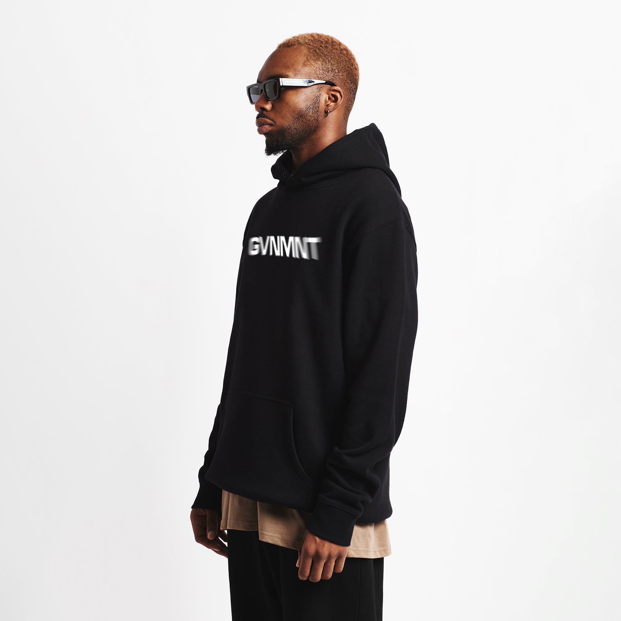 Blurred Lines Hoodie - Black