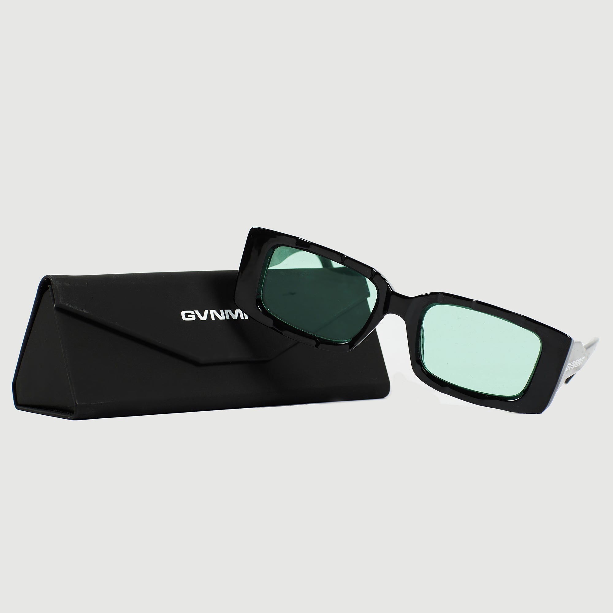 Vanguard Sunglasses - Black / Emerald Green