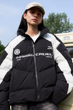 Streetwear Racing Colorblock Padded Jacket