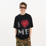 Heart Print Heavyweight Tee