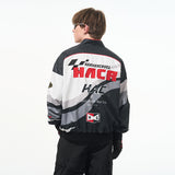 Retro Embroidered Racing Jacket