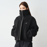 Embroidered Sherpa Jacket