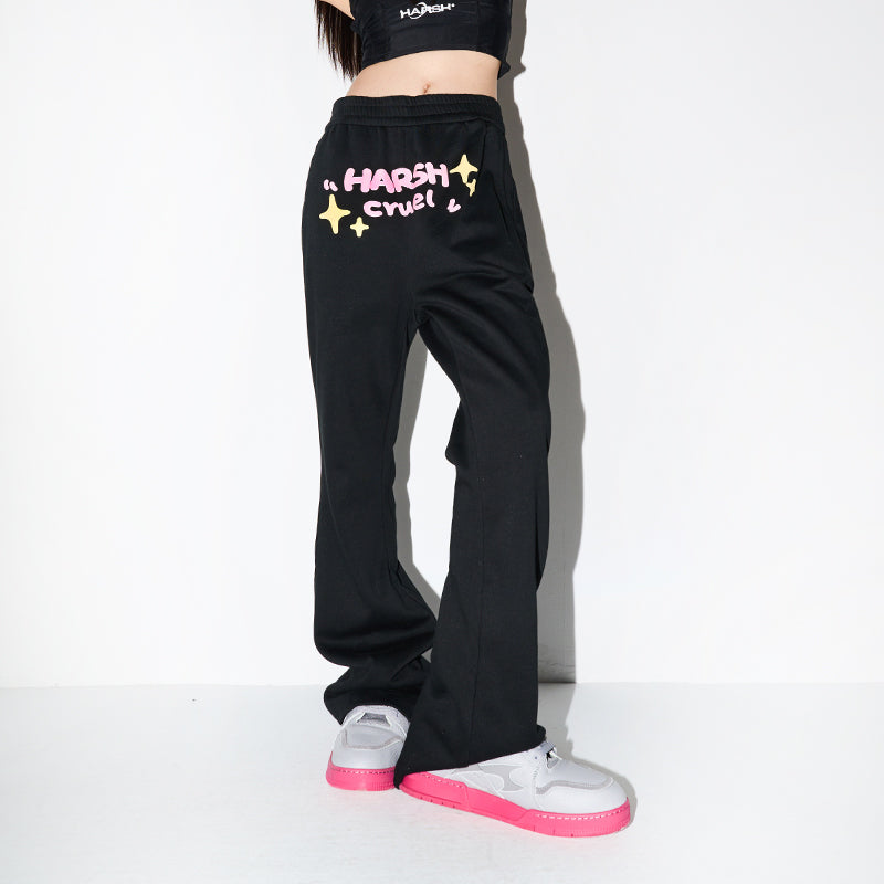 Foam Print Logo Sweatpants