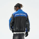 Retro Motorcycle Faux Leather Racing Jacket