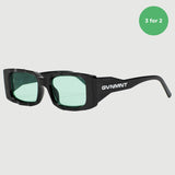 Vanguard Sunglasses - Black / Emerald Green