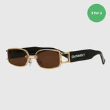 Notorious Sunglasses - Black / Rose Gold