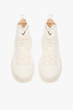 "PURPOSE" CREAM HIGH TOPS