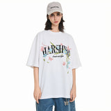 Floral Butterflies Embroidered Tee