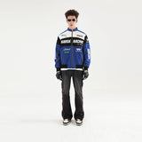 Retro Motorcycle Racing Logo Jacket