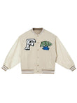 Mercy Embroidered Woolen Varsity Jacket