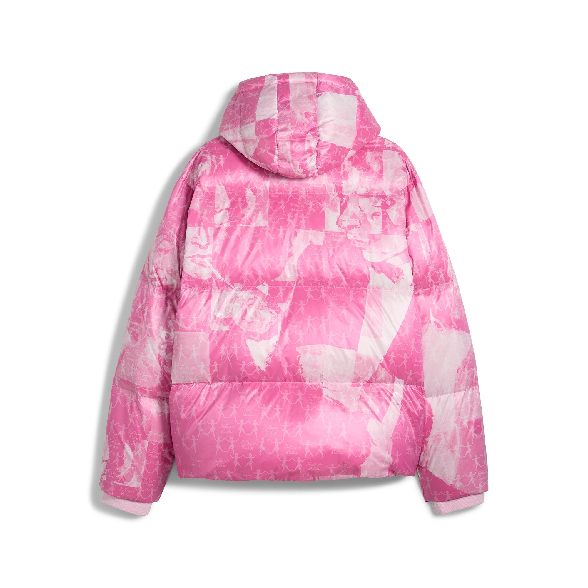 Puma x KidSuper MMQ AOP Puffer Jacket [Pearl Pink]