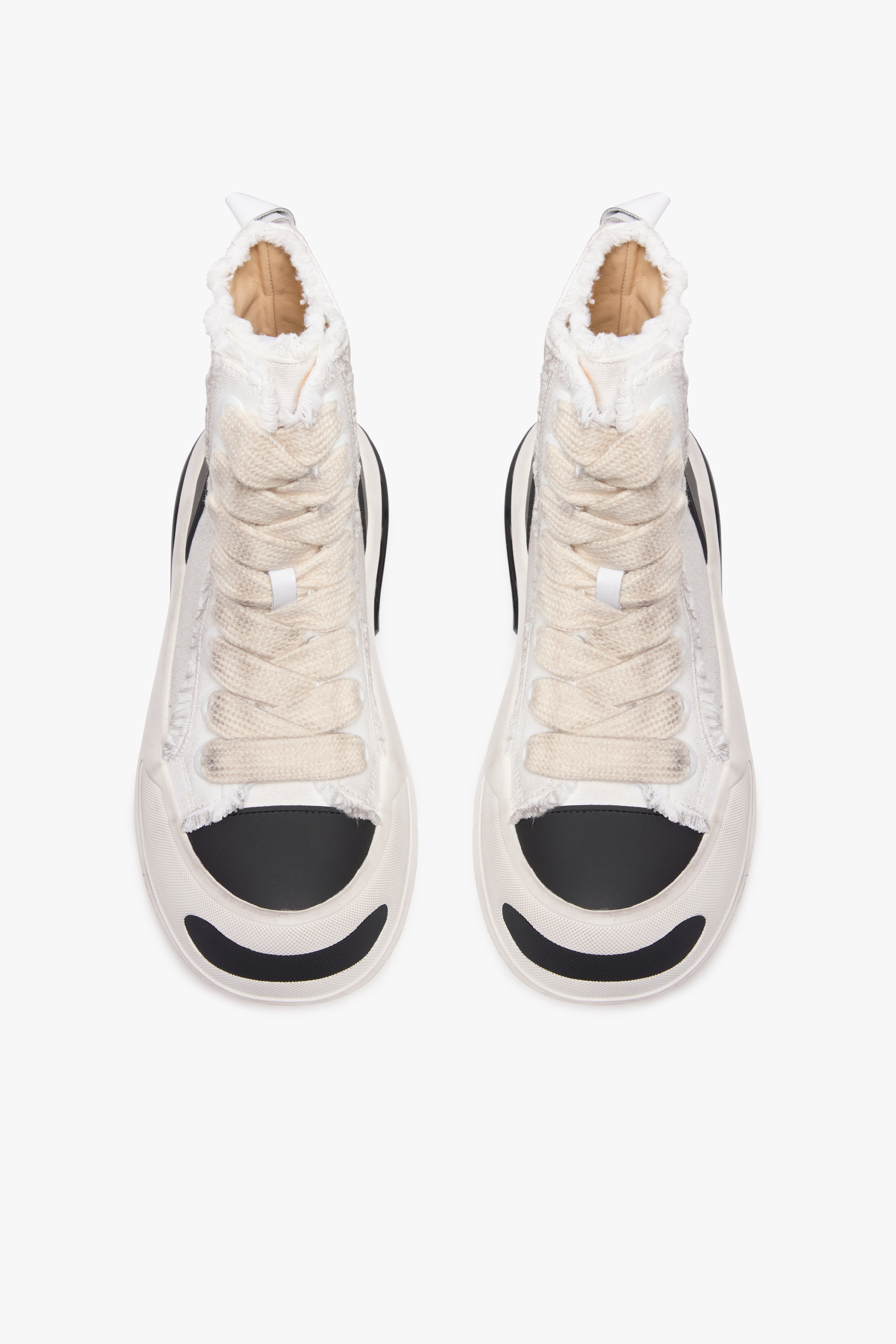 "PURPOSE" WHITE HIGH TOPS