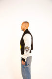 1|24 HOT AIR BALLOON VARSITY JACKET - BLACK