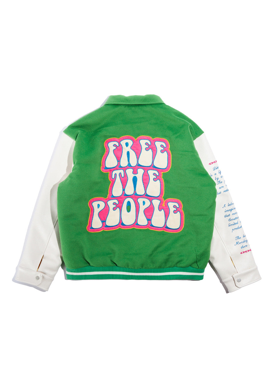 Arts District Varsity Jacket - Green