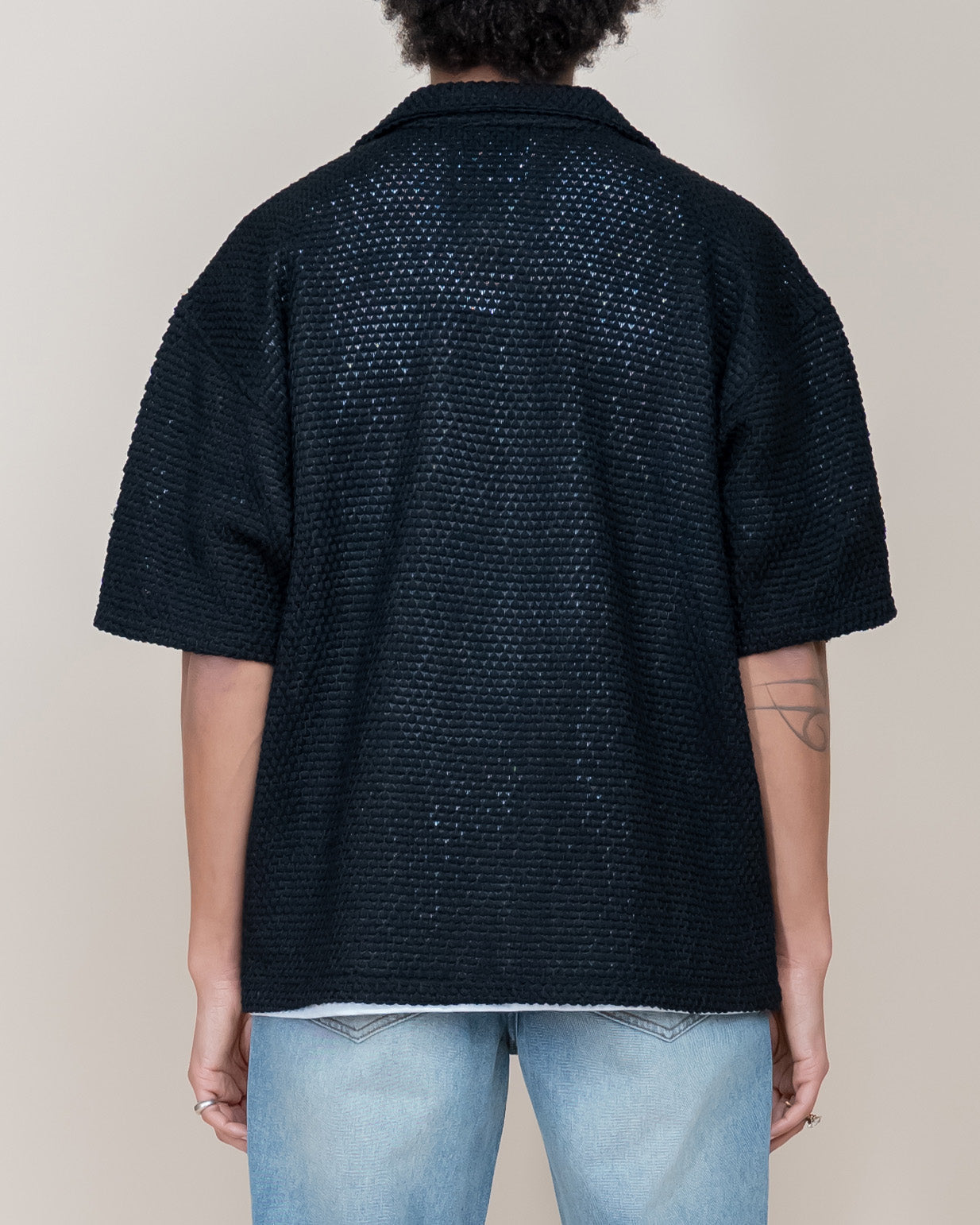 EPTM BUBBLE SHIRT - BLACK